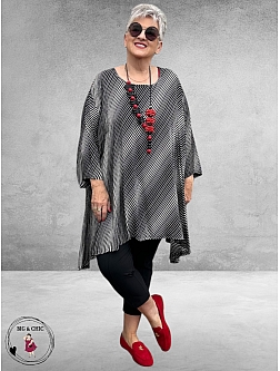 AKH Big Shirt Doppler Zwart/Offwhite